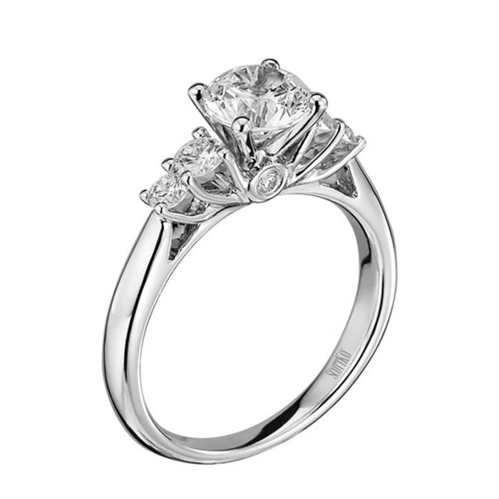 $1349-Kay Jewelers 10k White gold .75cttw cluster Diamond Anniversary ring  | eBay